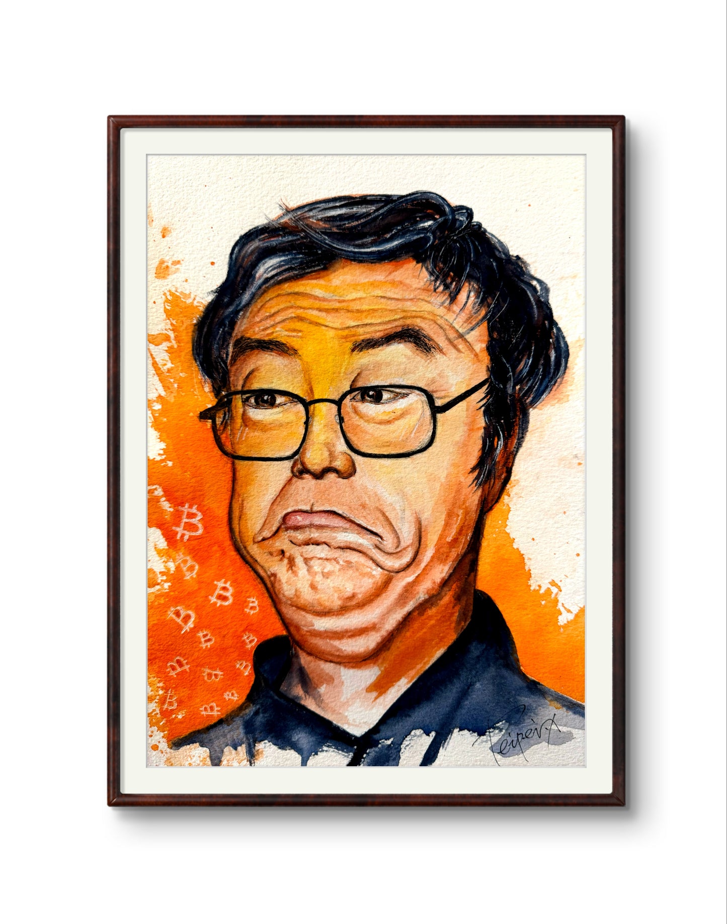 Satoshi Nakamoto Fine Art Print