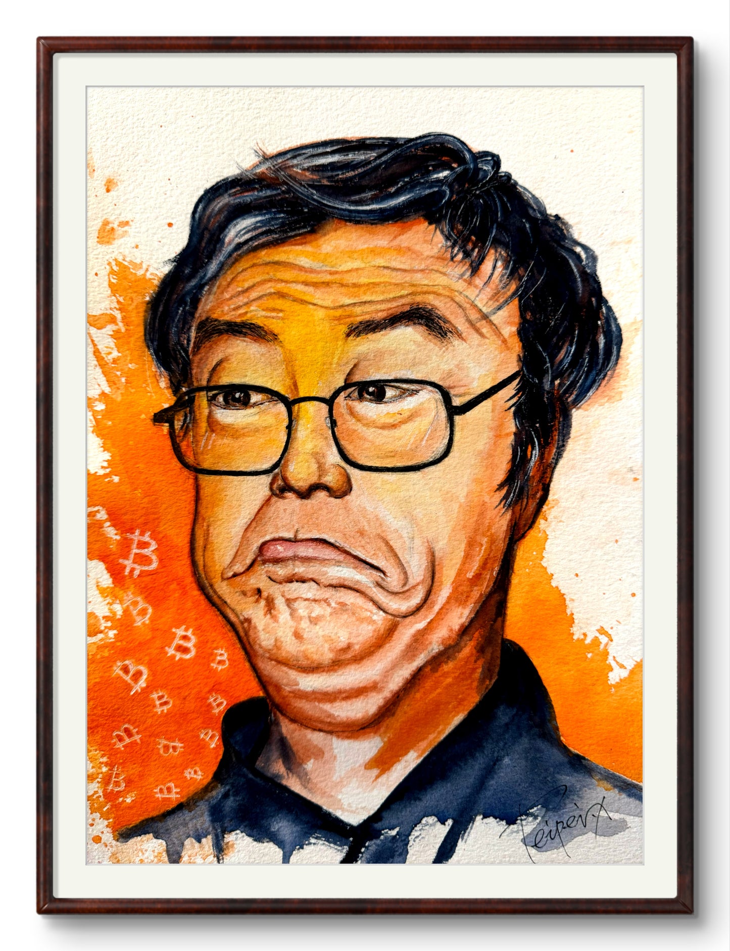 Satoshi Nakamoto Fine Art Print