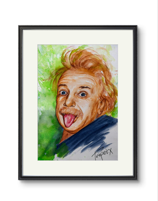 Albert Einstein Fine Art Print